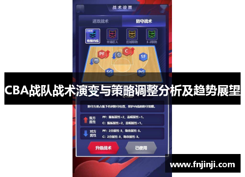 CBA战队战术演变与策略调整分析及趋势展望